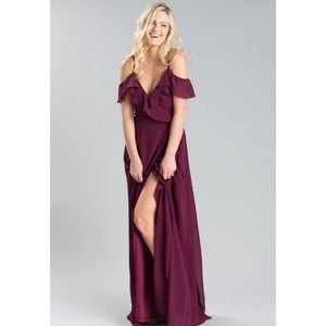 Burgundy Maxi Dress NWOT